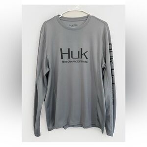 Huk Performance Fabrics Men's Fishing LongSleeve Lightweight Shirt Size Large